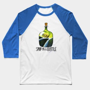 Ship in a Bottle Baseball T-Shirt